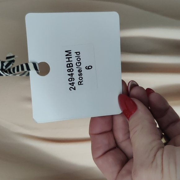 NWT Hello Molly Rose Gold Hi Lo Mardi Gras Ball - Picture 11 of 11